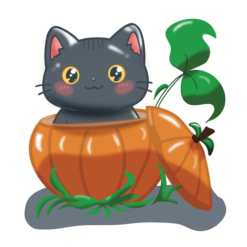 Pumpkin Kitty