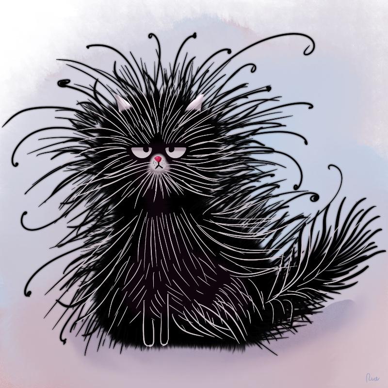 Arttober 2025, Day 10: Cat